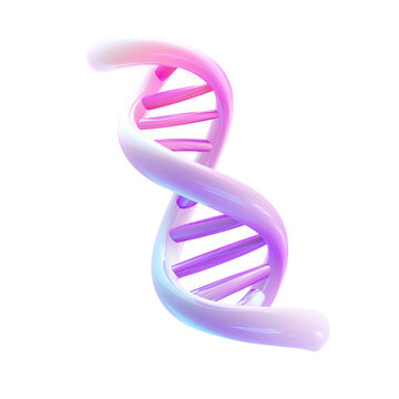 Rendering blender 3d icon human dna illustration