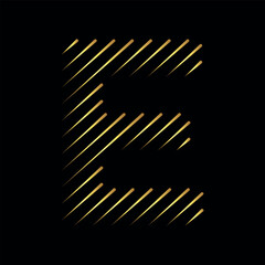 Rained Logo combine with letter EE vector template