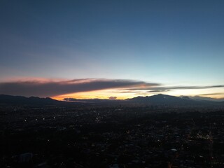 San José Dusk View from Escazu Mountains