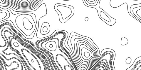 Grey contours vector topography. Geographic mountain topography vector illustration. Topographic pattern texture. Map on land vector terrain. Elevation graphic contour height lines. 
