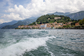 bellagio vom see aus fotografiert