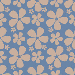 Beautiful seamless floral pattern with watercolor summer flowers