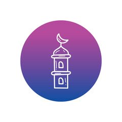 Minaret Vector icon