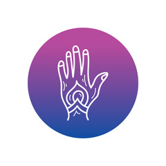 Henna  Vector icon