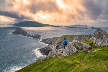 Landschaft auf Dunmore Head in Irland