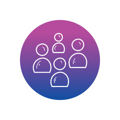 Ramadan gatherings Vector icon