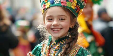 Cultural event with traditional attire and festivities.