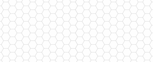 Minimalist hexagonal grid with black outlines on a white background. Geometric, structured, and modern, ideal for tech, architecture, and abstract digital design.