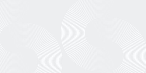 abstract background with circular wave patterns in soft gray tones. Minimalist and futuristic, featuring smooth, curved lines for a sleek, elegant, and stylish design aesthetic.