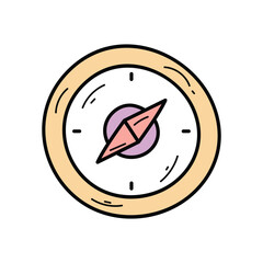 Compass  Vector icon