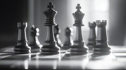 A tense moment in a competitive chess match, with players' hands positioned over the pieces. The focus is on strategy and outsmarting your opponent.