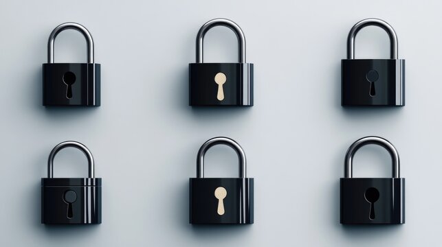 Each with a different mechanism, keys, and security level.