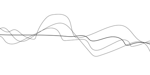 Wave textures white background. Abstract modern grey white waves and lines pattern template. Vector stripes illustration. stock illustration.