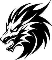 Dragon - High Quality Vector Logo - Vector illustration ideal for T-shirt graphic