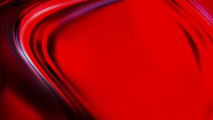 Red abstract wave shapes blur background