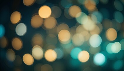 Obraz premium Colorful bokeh lights abstract space photography soft focus close-up visual art