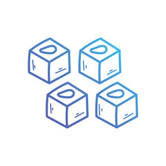 Arabic sweets Vector icon