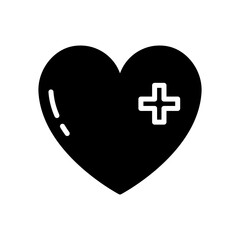 Obraz premium Healthcare Glyph