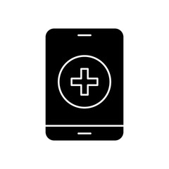 Obraz premium Mobile Healthcare Glyph