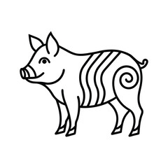 tribal pig