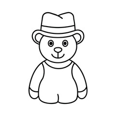 teddy bear wearing a hat