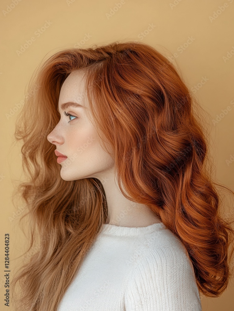 Aufkleber different hairstyles on display in a split image showcasing transformation from dull to stylish look
