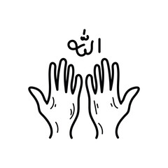 Obraz premium Masbaha Vector icon