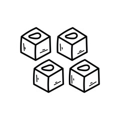 Arabic sweets Vector icon