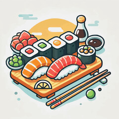 seafood, sushi, gourmet, fresh, delicious, rice, food, traditional, fish, japanese, cuisine, sashimi, maki, asian, tasty, culinary, healthy, salmon, roll, lunch, japan, seaweed, restaurant, dinner, as