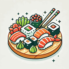 seafood, sushi, gourmet, fresh, delicious, rice, food, traditional, fish, japanese, cuisine, sashimi, maki, asian, tasty, culinary, healthy, salmon, roll, lunch, japan, seaweed, restaurant, dinner, as