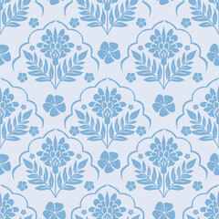 flower seamless pattern on background