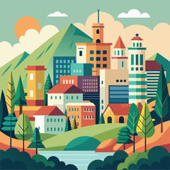 Cityscape Urban Building Skyline