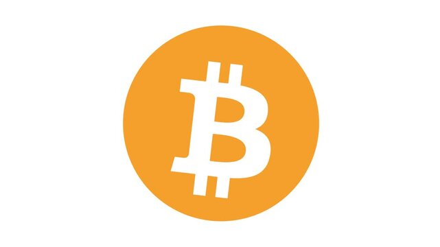 Bitcoin social animated icon