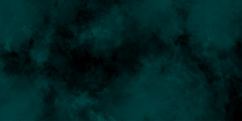 Naklejka premium Mystic teal nebula abstract cloud texture. deep ocean fog