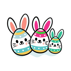 Easter, Easter Bunny, Bunny Face, Easter egg basket, BUnny eggs, Happy easter