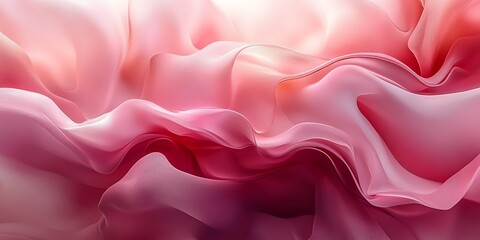 Obraz premium Abstract Pink Fabric Drape