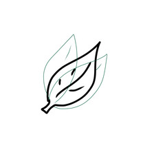 vector illustration of a leaf