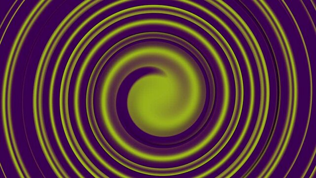 Purple background with yellow strokes in circular shadows rotating repeatedly. abtrack

