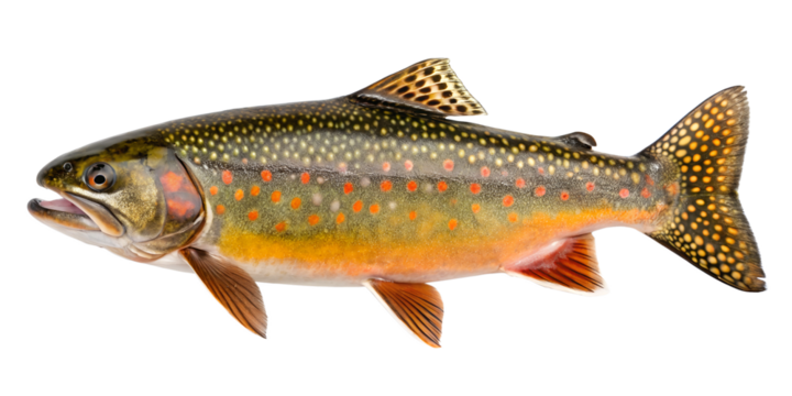 Brook Trout (Salvelinus fontinalis). PNG