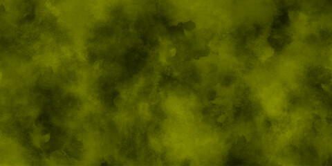 Abstract Green Smoke Texture Background with Dark Cloud Effect