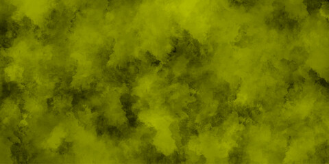 Abstract Green Smoke Texture Background with Dark Cloud Effect