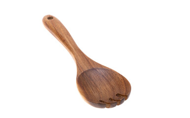 wooden spatulas isolated