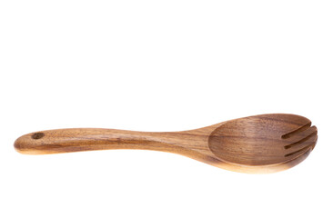 wooden spatulas isolated