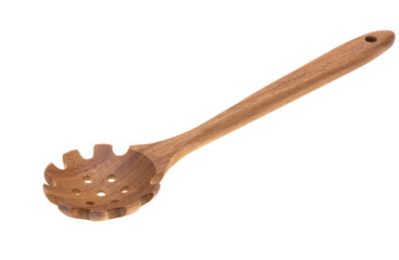 wooden spatulas isolated