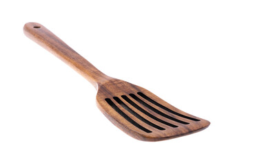 wooden spatulas isolated