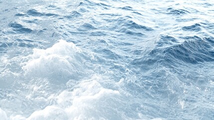 Obraz premium Ocean waves, water surface, blue sea. Possible use stock photo
