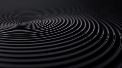 Smooth water ripples create illusion of infinity and depth
