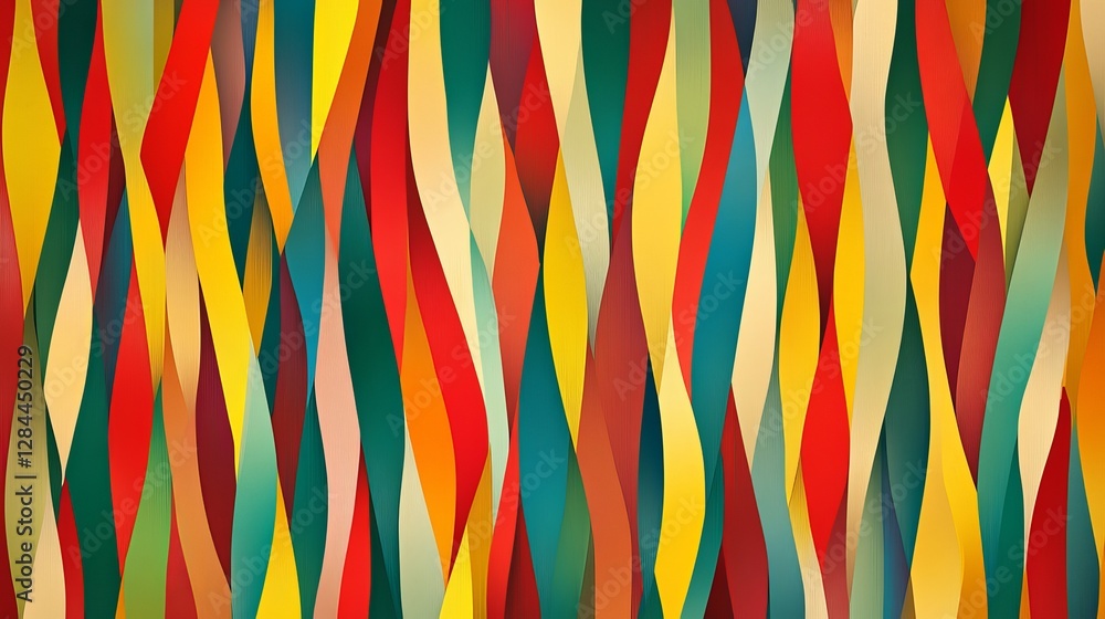 Poster abstract colorful wavy lines pattern design modern background texture vibrant gradient seamless retr