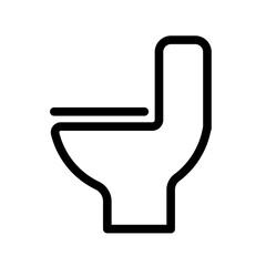 toilet, wc - vector icon