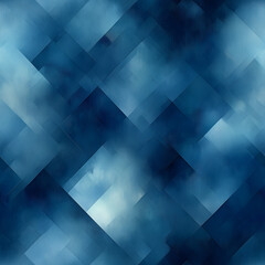 Obraz premium Dynamic blue geometric pattern showcasing layered textures and visual depth for artistic applications